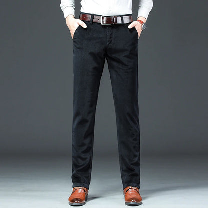 Autumn-Winter Men’s Straight Corduroy Jeans