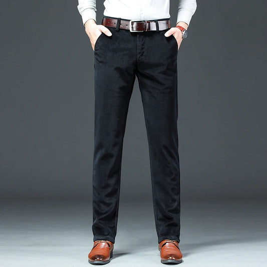 Autumn-Winter Men’s Straight Corduroy Jeans
