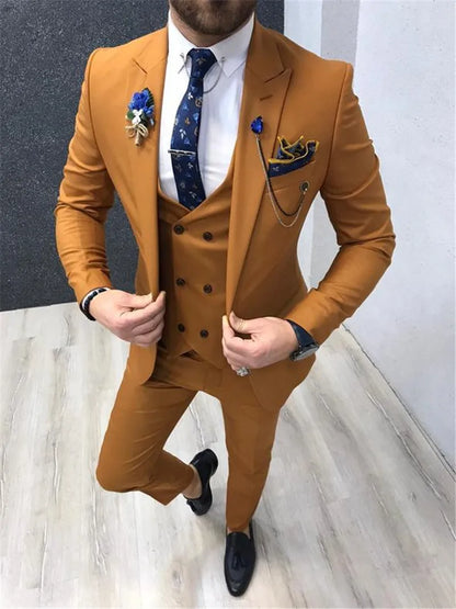 Classic Slim Fit Men’s Wedding Suit