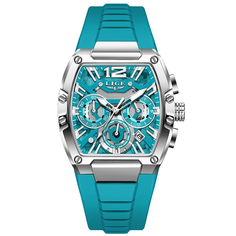 LIGE Square Quartz Men’s Watch