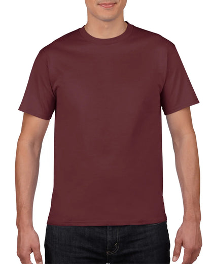 Solid Color O-Neck Tee for Men