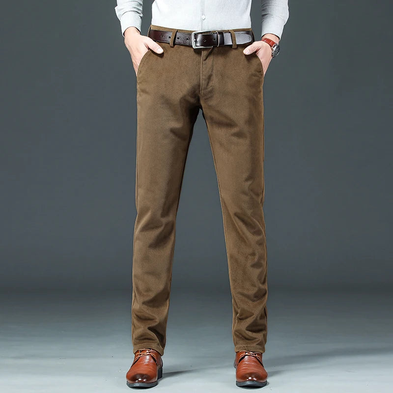 Autumn-Winter Men’s Straight Corduroy Jeans