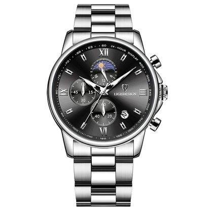 LIGE Men’s Luxury Fashion Watch
