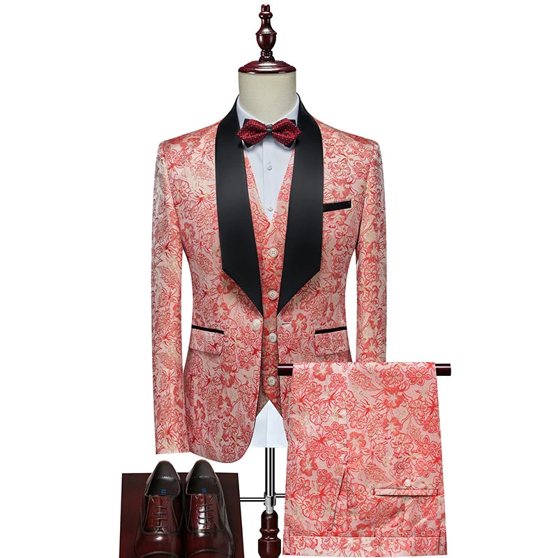 Men's Formal 3-Piece Suit Wedding & Evening Outfit