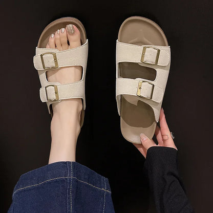  Women’s Flat Cork Sandals
