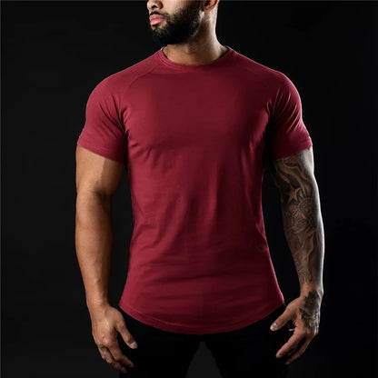 KOALA SYDNEY  Men's Slim Fit Cotton Workout Tee for Fitness & Bodybuilding