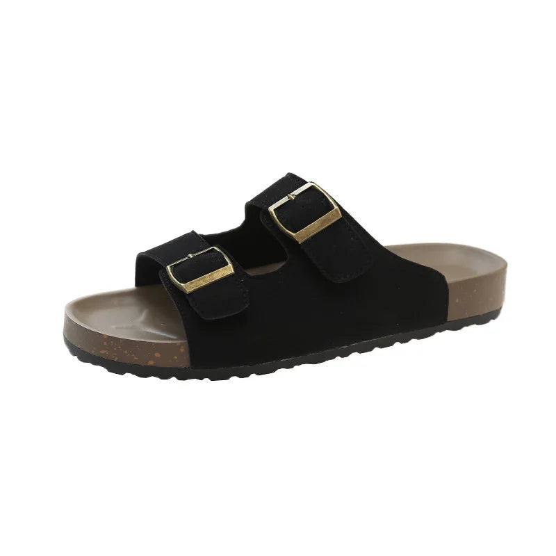  Women’s Flat Cork Sandals