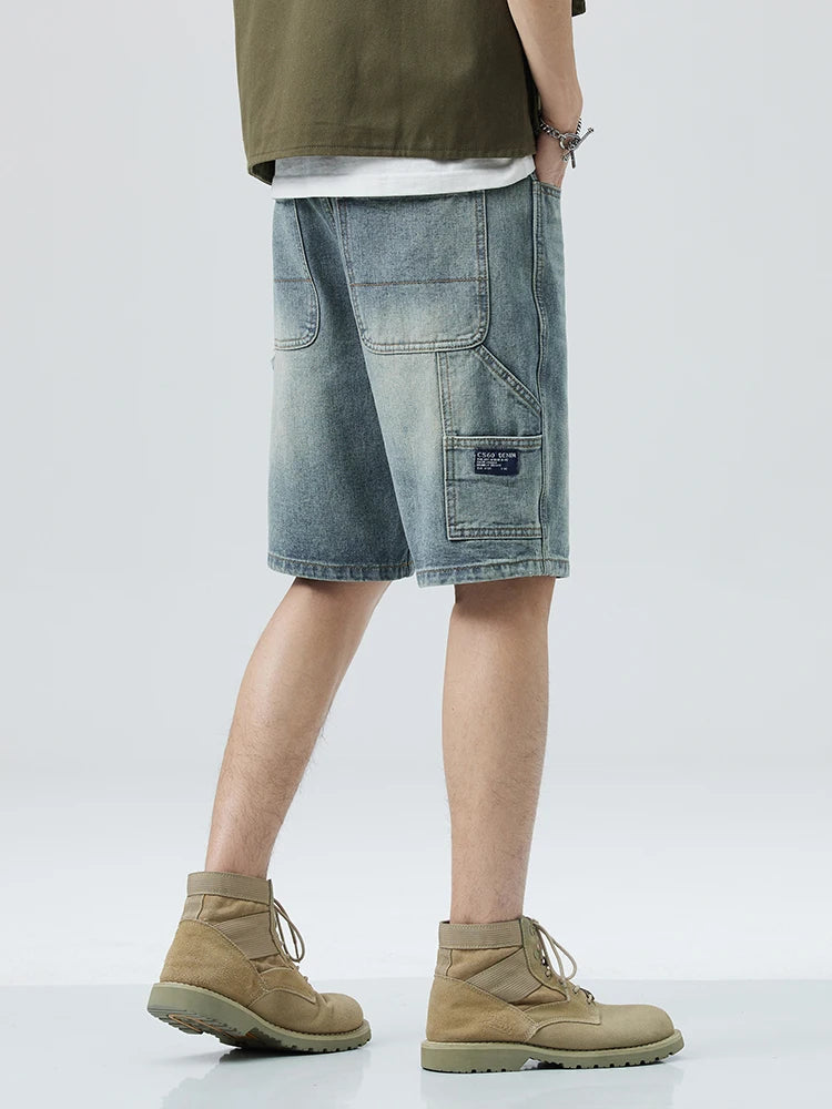 Men’s Summer Streetwear Denim Shorts