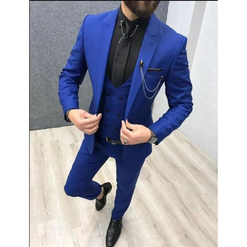 Classic Slim Fit Men’s Wedding Suit