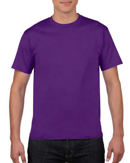Solid Color O-Neck Tee for Men