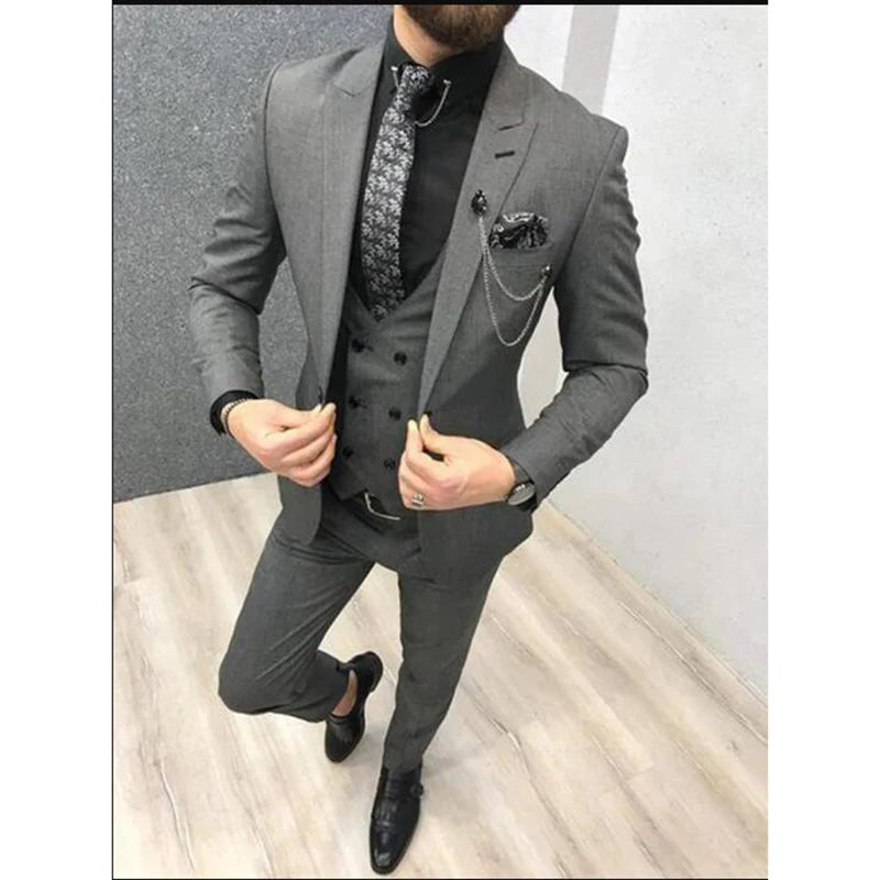 Classic Slim Fit Men’s Wedding Suit