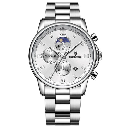 LIGE Men’s Luxury Fashion Watch