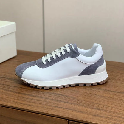 Men's Thick-Soled Lace-Up Sneakers