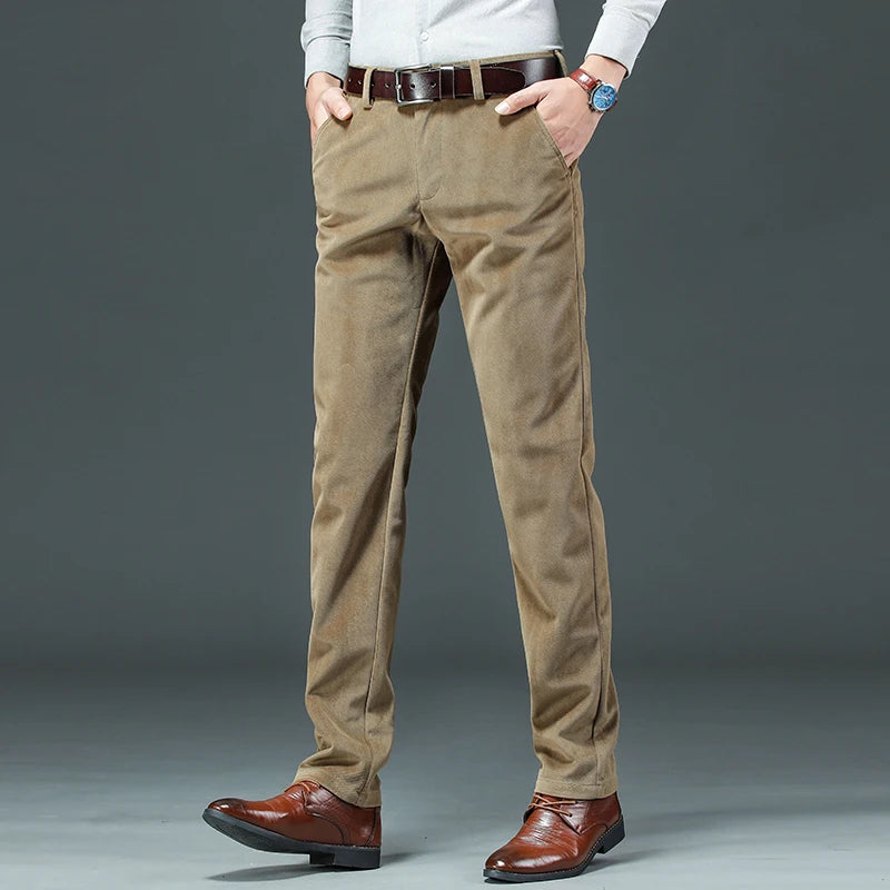Autumn-Winter Men’s Straight Corduroy Jeans
