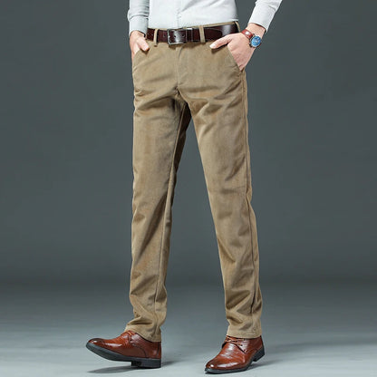 Autumn-Winter Men’s Straight Corduroy Jeans