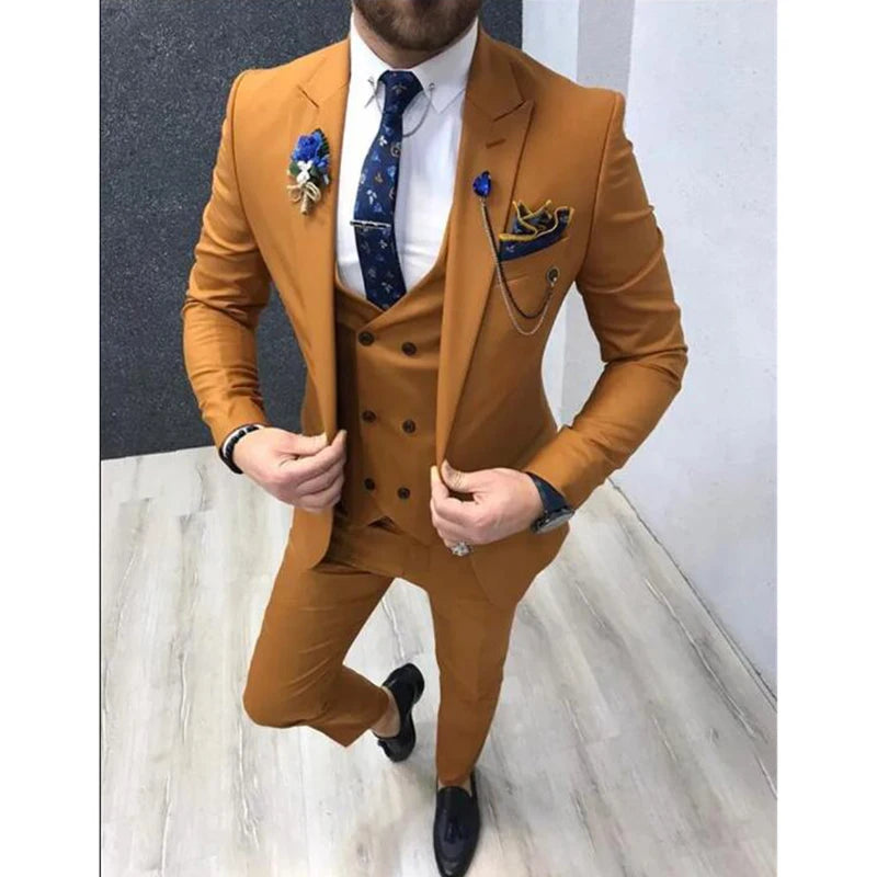 Classic Slim Fit Men’s Wedding Suit