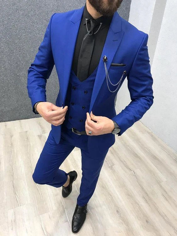 Classic Slim Fit Men’s Wedding Suit