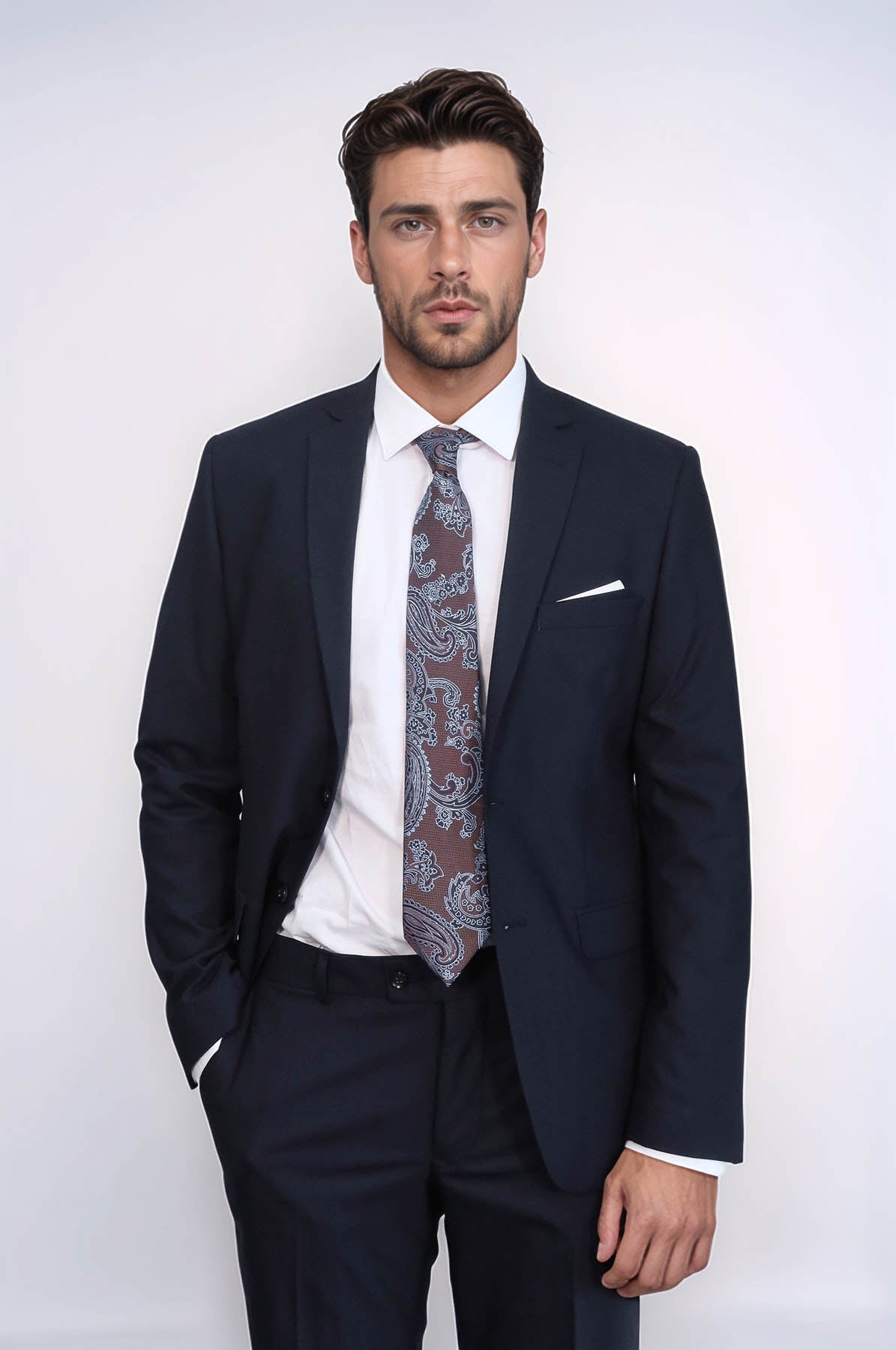 KOALA SYDNEY 2 Buttons 2 Piece Navy Blue Men Suit
