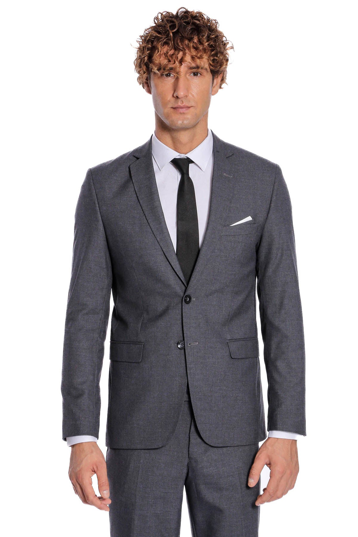 KOALA SYDNEY  2 Buttons 2 Piece Grey Men Suit -