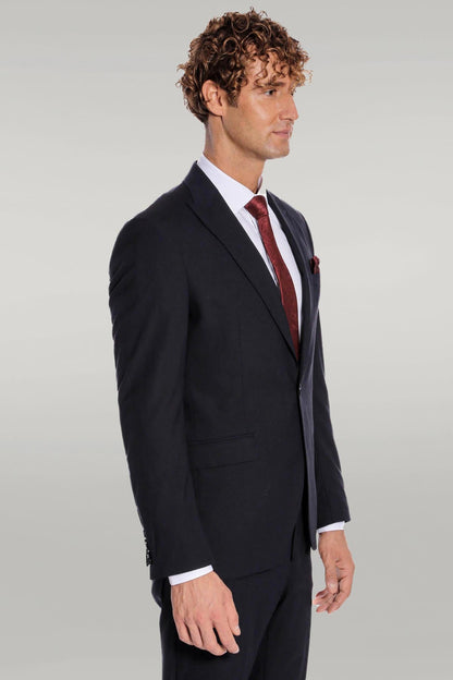 KOALA SYDNEY 2 Piece Striped Black Men Suit