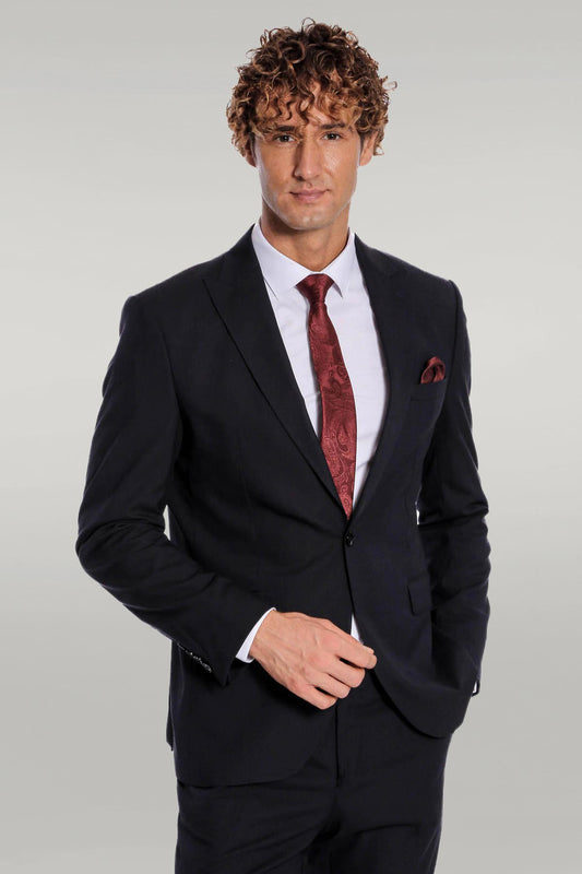 KOALA SYDNEY 2 Piece Striped Black Men Suit