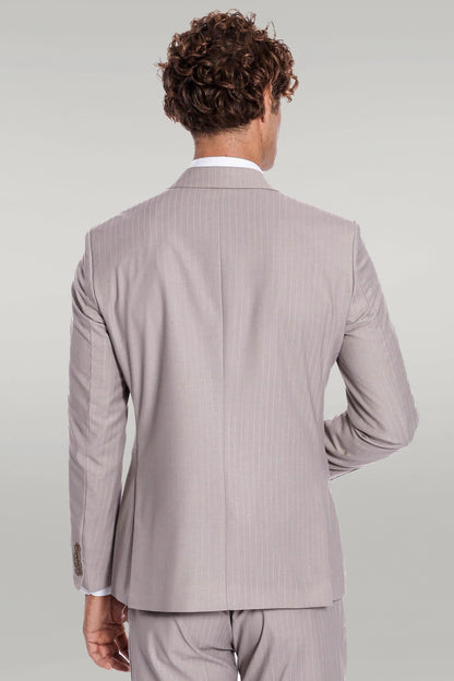 KOALA SYDNEY 2 Piece Striped Grey Men Suit