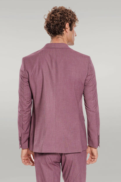KOALA SYDNEY 2 Piece Patterned Slim Fit Purple Men Suit
