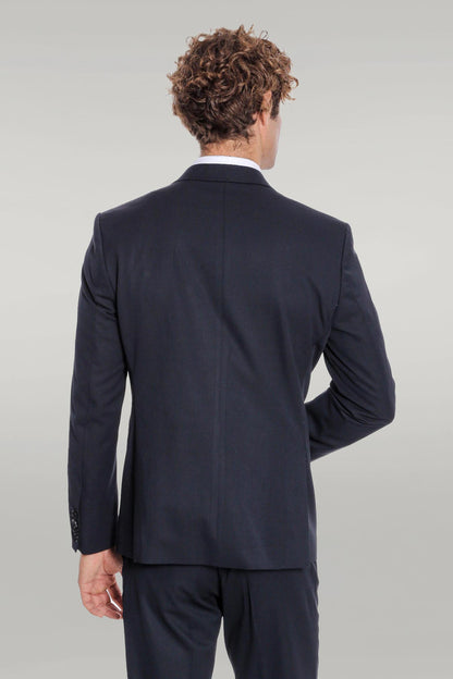 KOALA SYDNEY Plain 2 Piece Slim Fit Dark Blue Men Suit