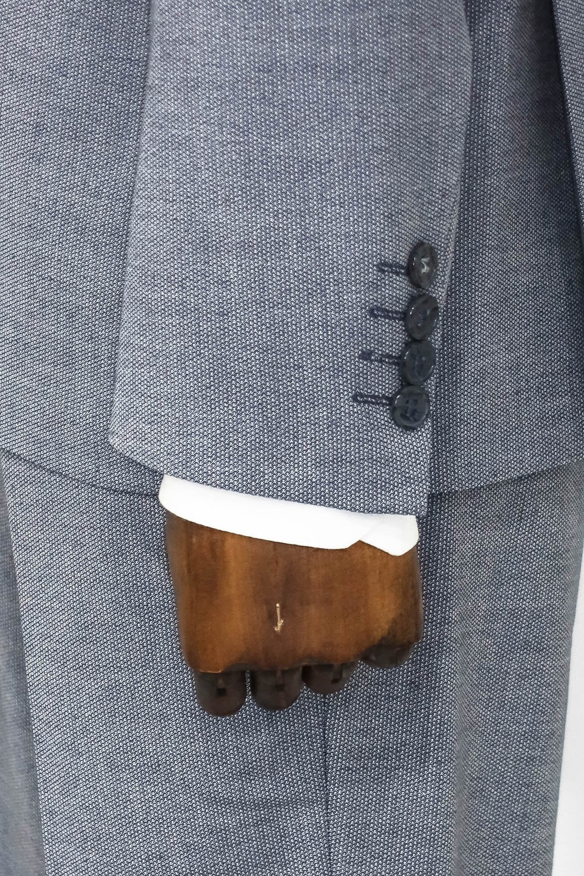 KOALA SYDNEY  Plain 2 Piece Slim Fit Blue Men Suit -