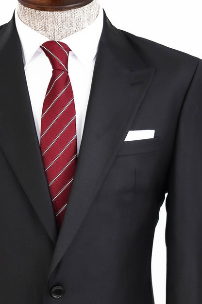 Wool Black Men Suit -