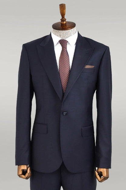 KOALA SYDNEY  Wool Navy Blue Men Suit -