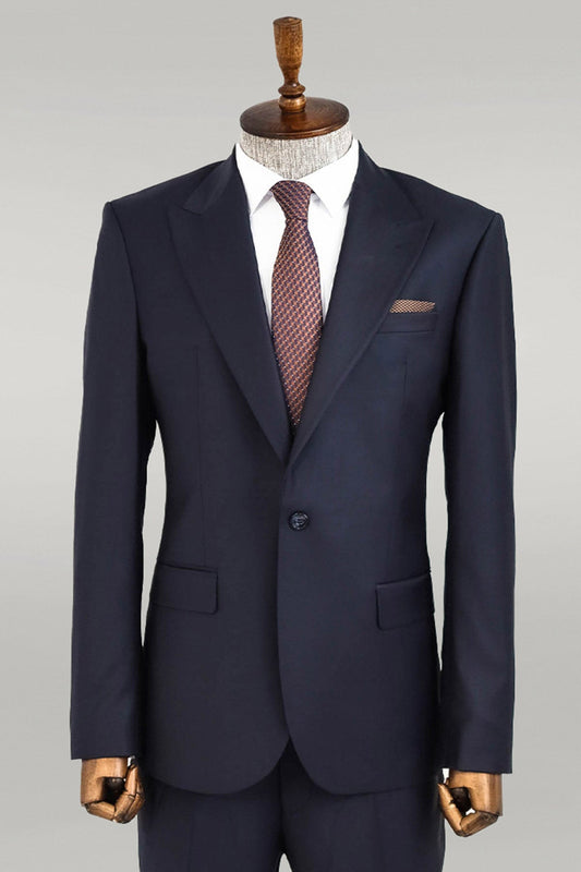 KOALA SYDNEY  Wool Navy Blue Men Suit -