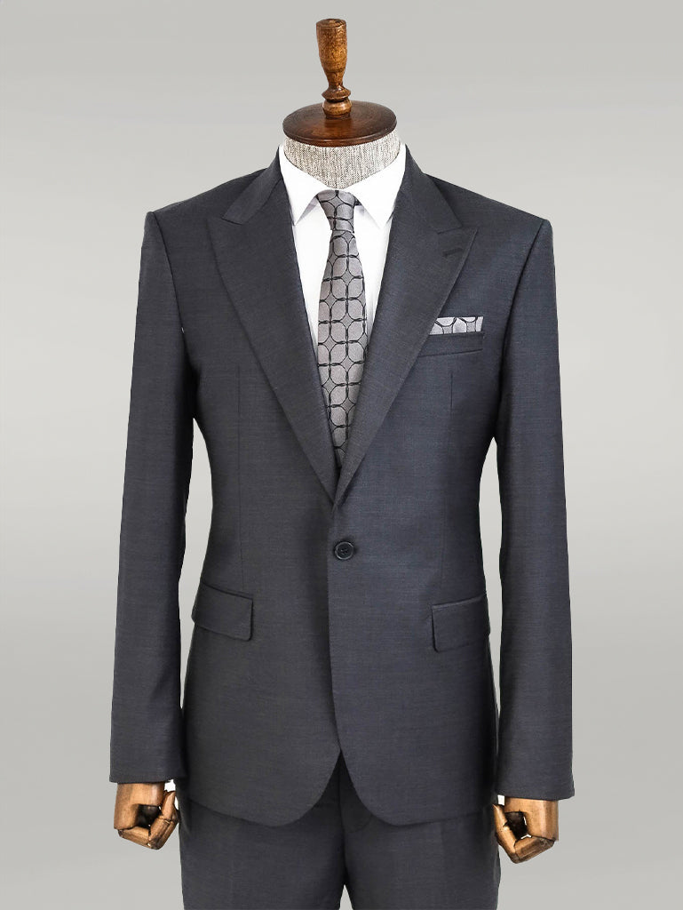 KOALA SYDNEY  Dark Grey Wool Men's Suit -