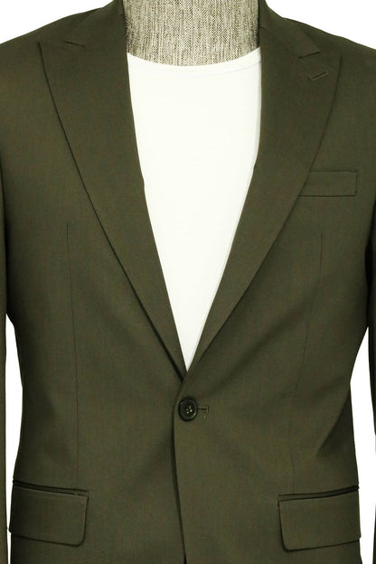 KOALA SYDNEY  Single Buttons 2 Piece Green Men Suit -