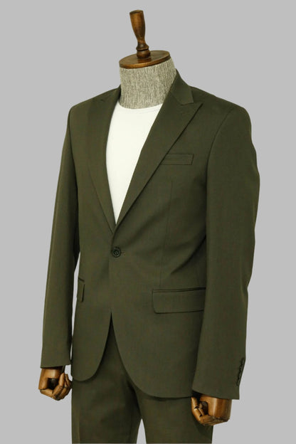 KOALA SYDNEY  Single Buttons 2 Piece Green Men Suit -