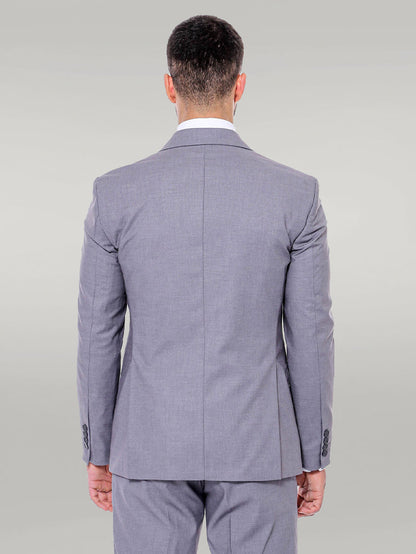 KOALA SYDNEY  Grey Men's Plain Suit with Vest