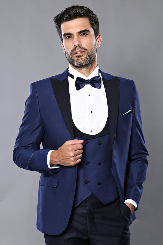 Navy Blue Men's Tuxedo
