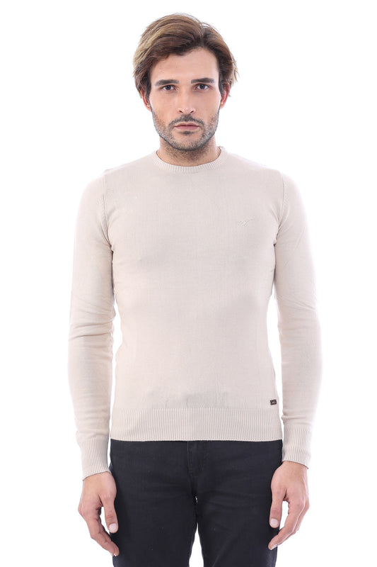 KOALA SYDNEY  Beige Slim Fit Long-Sleeve Knitwear