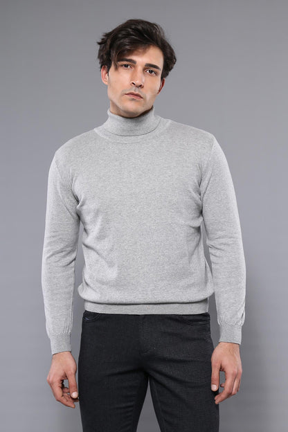 KOALA SYDNEY  Turtleneck Grey Men Sweater