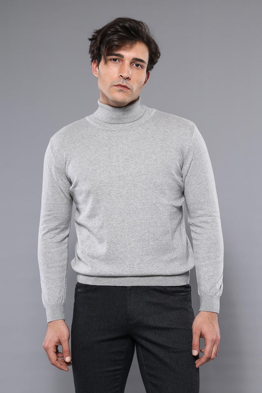 KOALA SYDNEY  Turtleneck Grey Men Sweater