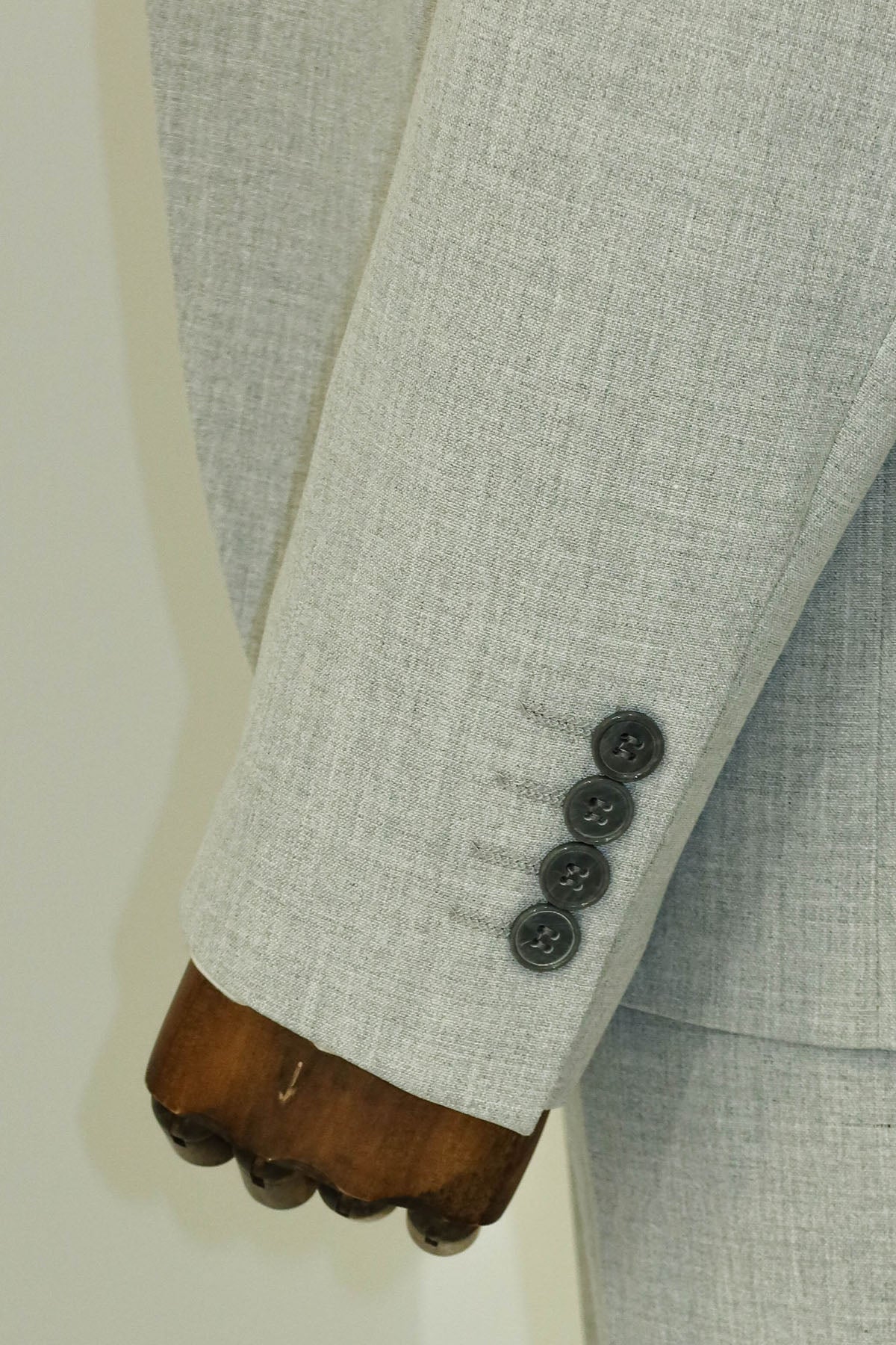 KOALA SYDNEY  Three Piece Slim Fit Single Button Grey Men Suit
