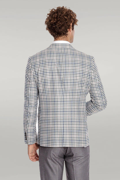 KOALA SYDNEY Plaid Grey Men's Suit