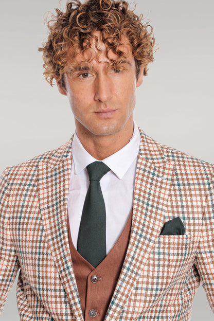 KOALA SYDNEY  Plaid Brown Men Suit -
