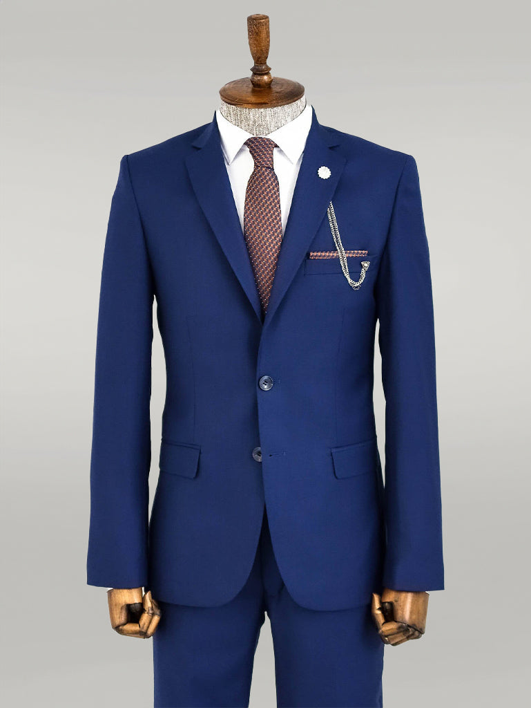 KOALA SYDNEY  Two Buttons Two Piece Blue Men Suit -
