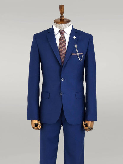 KOALA SYDNEY  Two Buttons Two Piece Blue Men Suit -