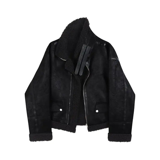 Loose Little Man Short Fur Coat