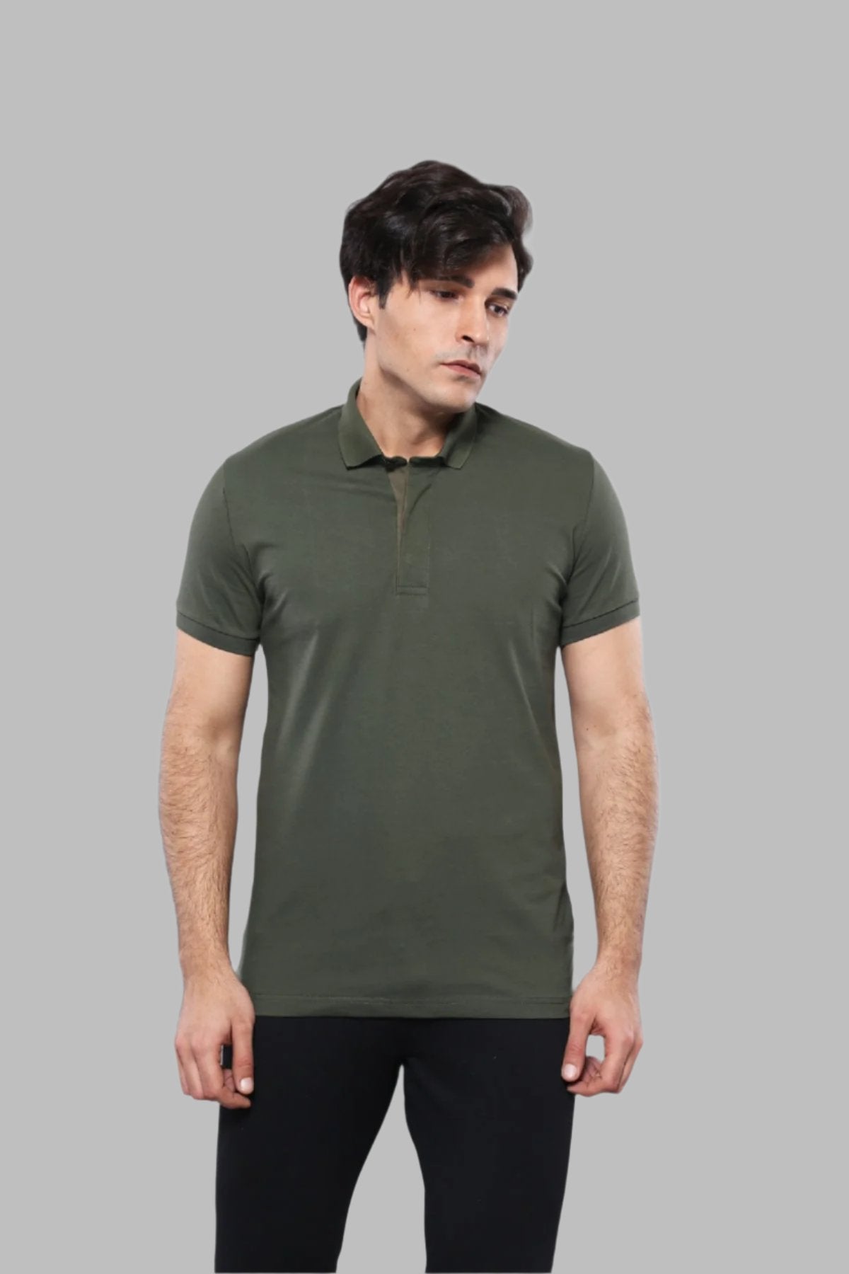 KOALA SYDNEY  Polo Plain Khaki Men T-Shirt -