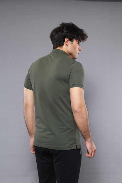 KOALA SYDNEY  Polo Plain Khaki Men T-Shirt -