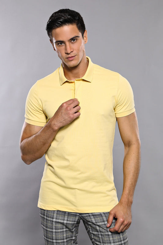 Polo Plain Yellow T-Shirt