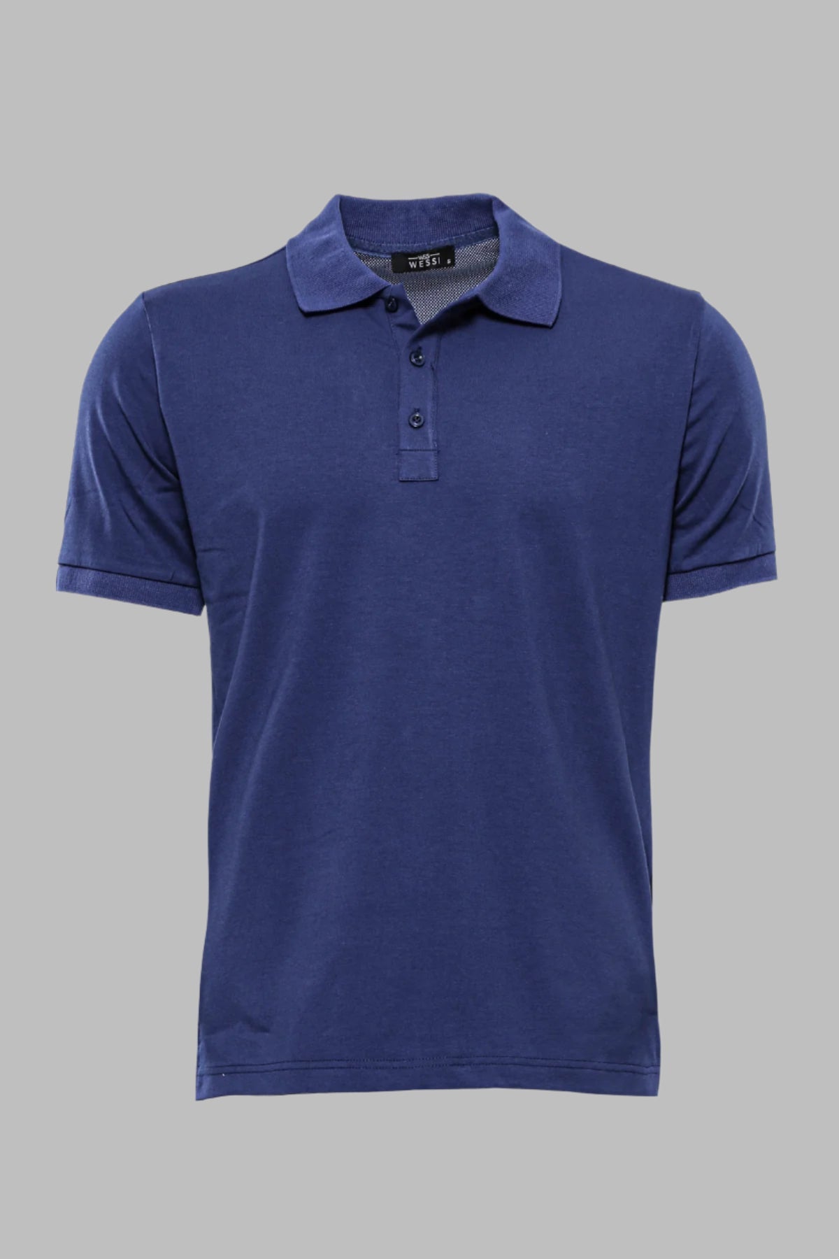 Navy blue Polo Collar T-shirt - Wessi